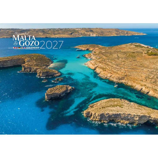 Picture of MALTA & GOZO A5 2027 CALENDAR BLUE LAGOON